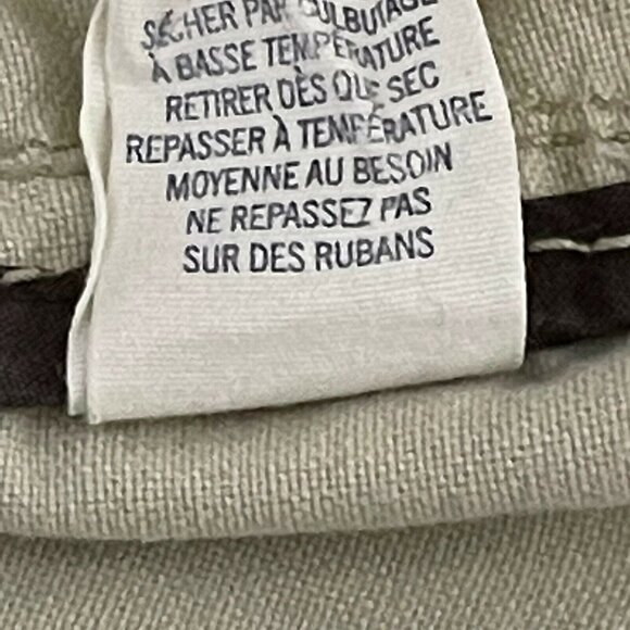 American Eagle Outfitters Womens Sz L Khaki Military-Style Button-Up Jacket Belt - Picture 10 of 11